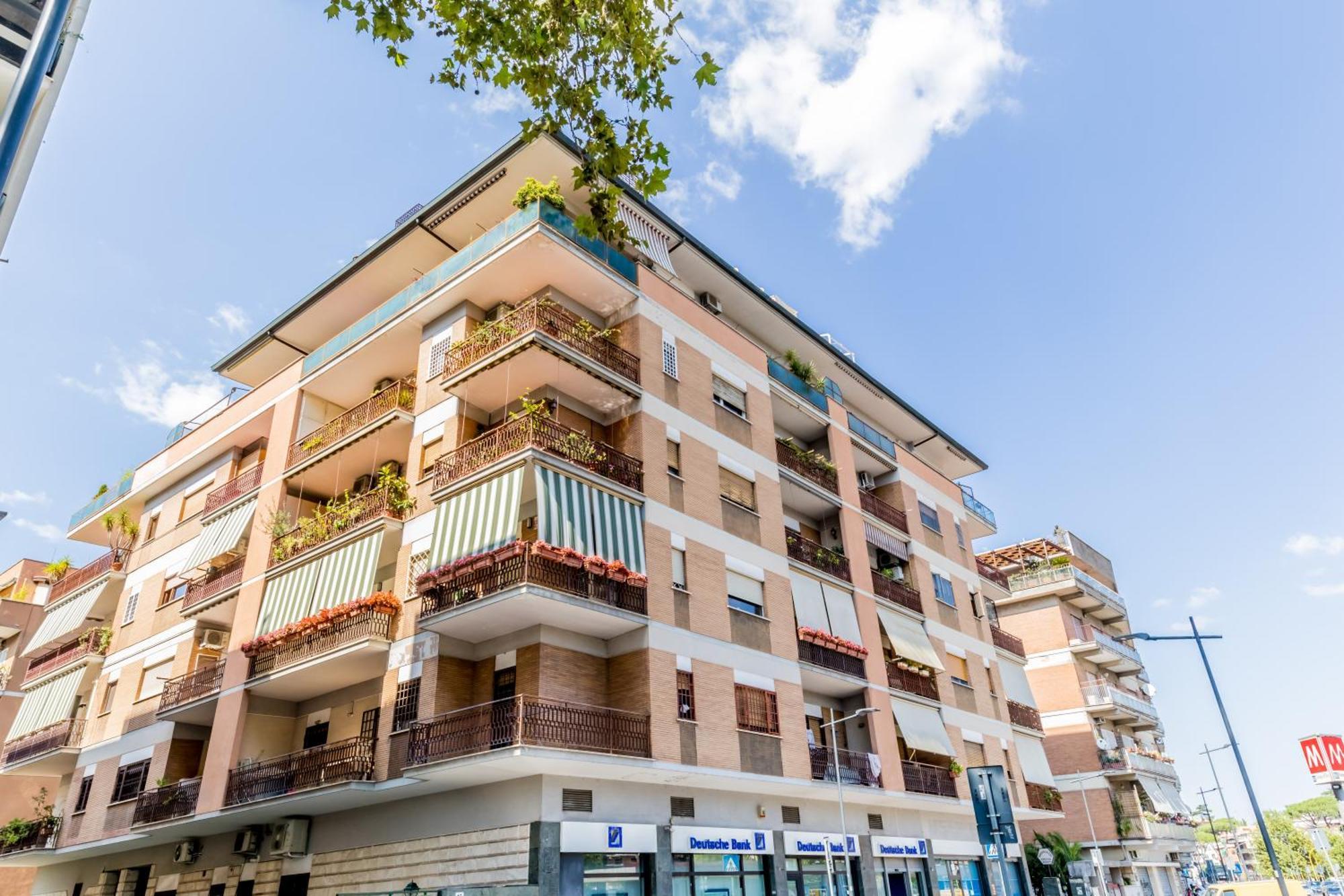 Bbhome Penthouse Bright And Elegant Metro Conca D'Oro Rome Luaran gambar